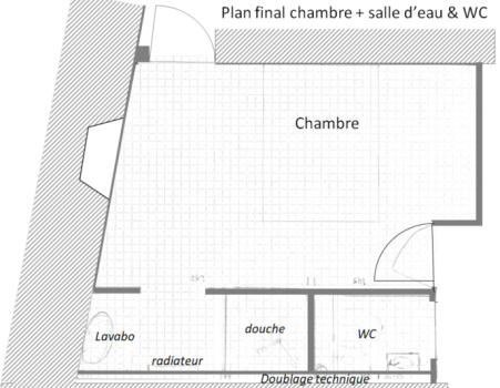 transformation chambre d'hôte plan